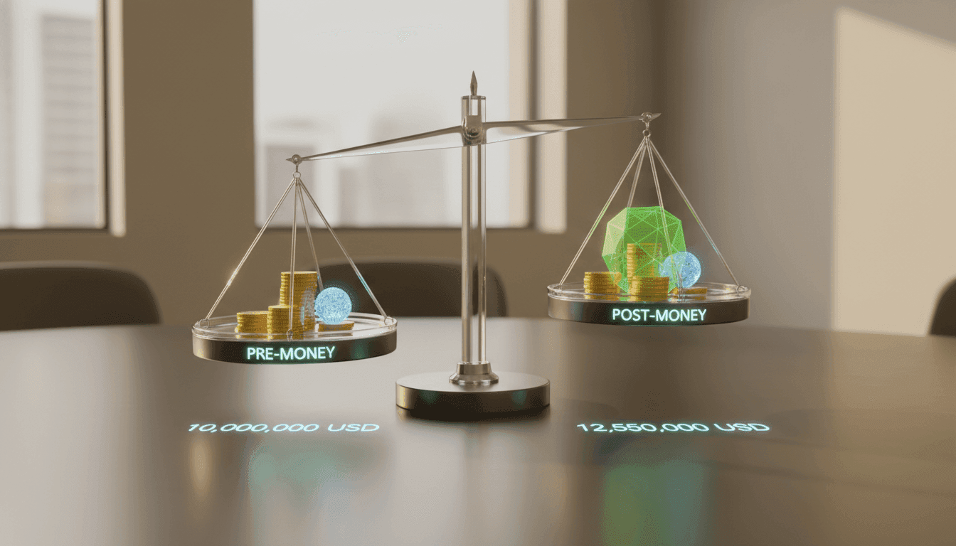 Pre-Money vs Post-Money Valuation: Formula, Difference & Examples