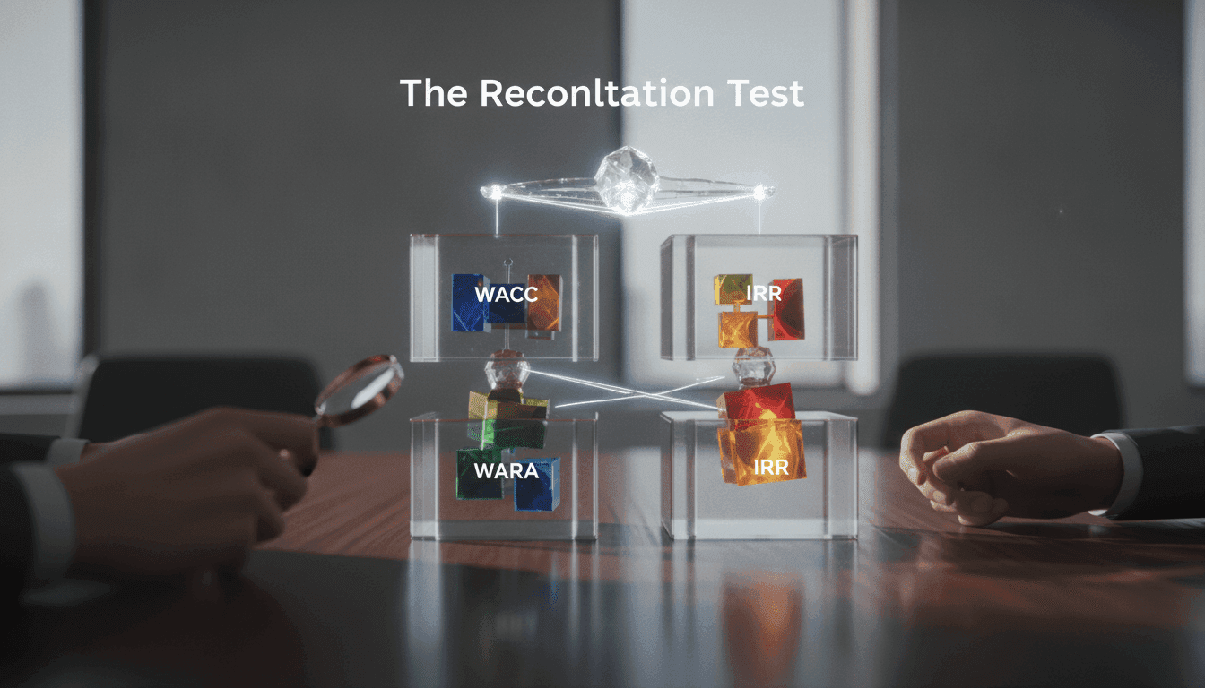 WACC vs WARA vs IRR: The Reconciliation Test Auditors Apply to Every Purchase Price Allocation