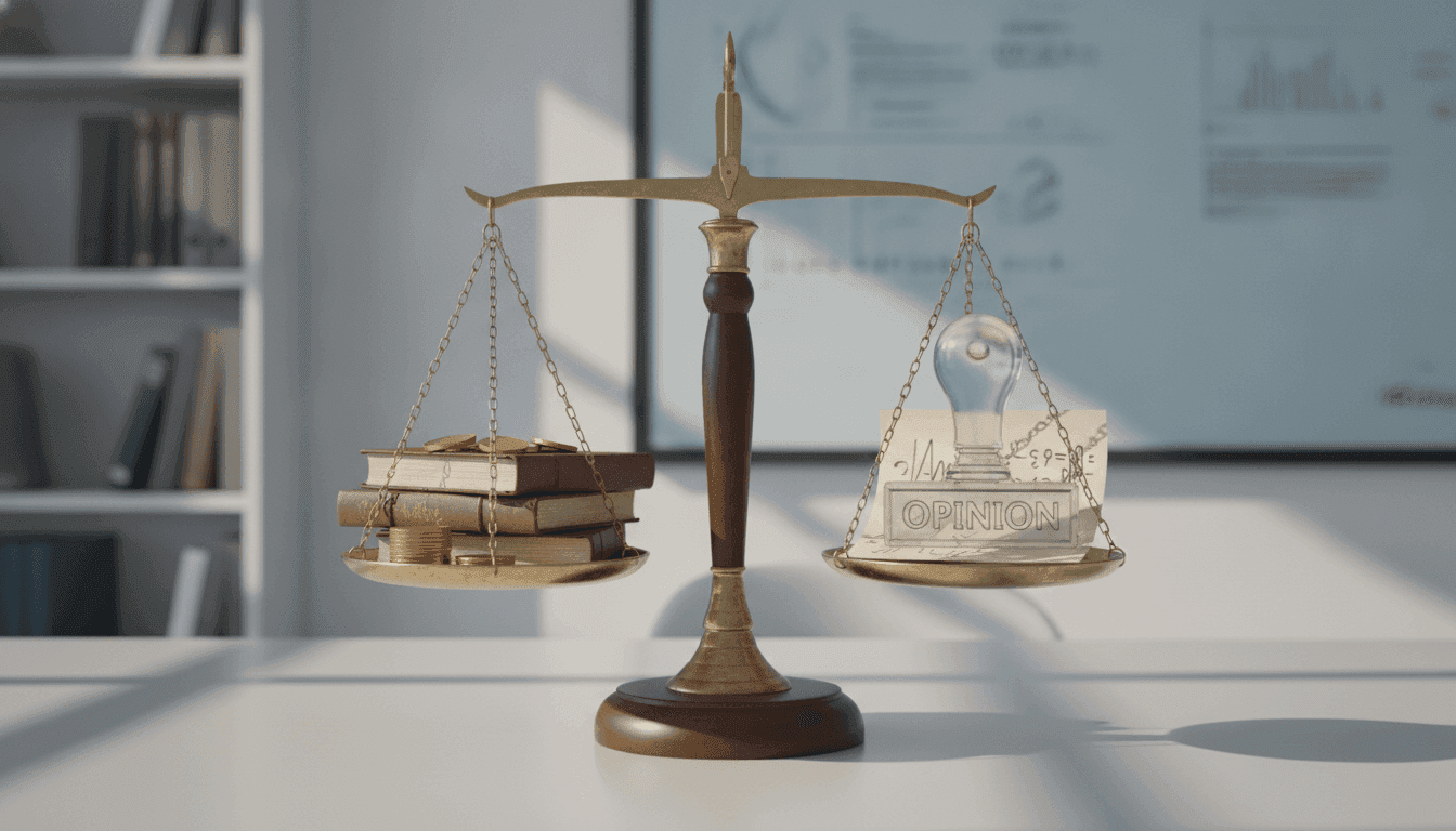 Valuation Opinion: What It Is, When It’s Required & What It Contains